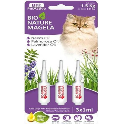 Bio Petactive - Bio PetActive Kedi Tüy ve Deri Bakım Damlası 1-5 kg