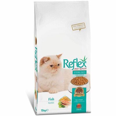 Reflex - Reflex Sterilised Kısırlaştırılmış Balıklı Yetişkin Kedi Maması 15 Kg
