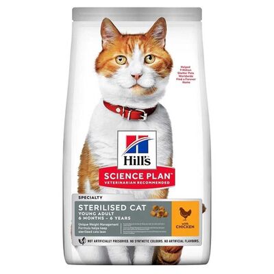 Hills - Hills Adult Tavuklu Kısırlaştırılmış Yetişkin Kedi Maması 3 Kg