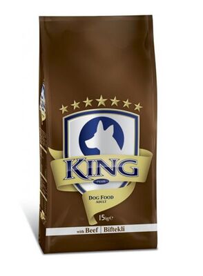 King - King Biftekli Yetişkin Köpek Maması 15 Kg