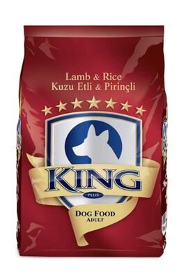 King - King Kuzu Etli Yetişkin Köpek Maması 3 Kg