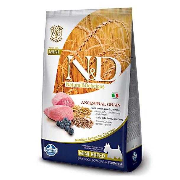 N&amp;D Düşük Tahıllı Kuzulu Küçük Irk Yavru Köpek Maması 7 Kg