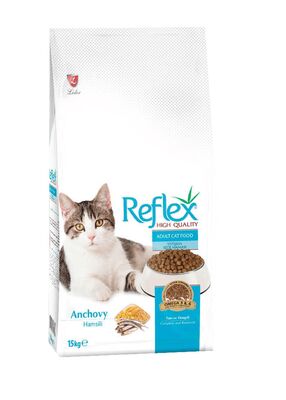 Reflex - Reflex Hamsili Yetişkin Kuru Kedi Maması 15 Kg